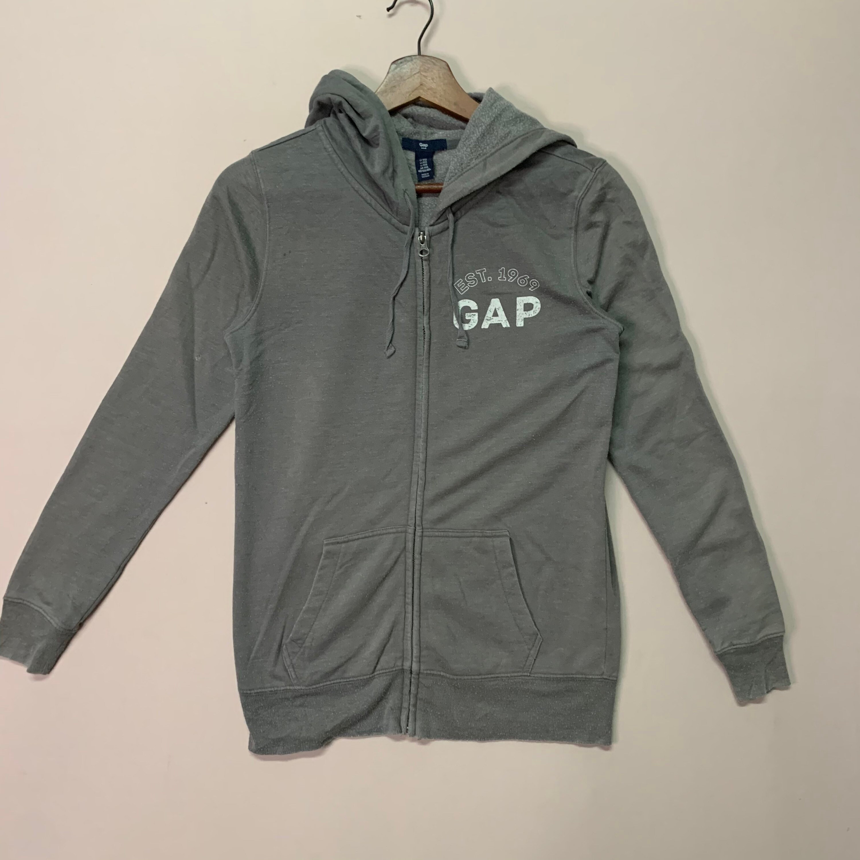 Vintage Gap Full Zip Hoodie - Cotton Blend XS - Etsy