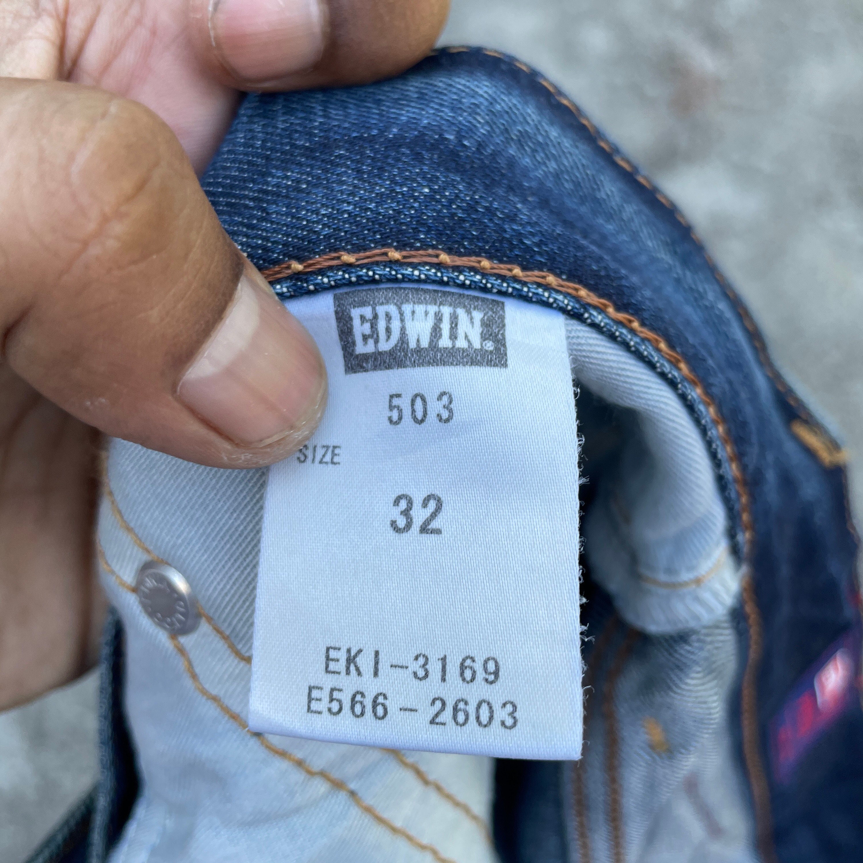 EDWIN 〈SOMETHING〉503看板 EDWIN Made in JAPAN 503 FLEX REGULAR