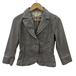 Vintage Max Mara Italy Jacket Vintage Max Mara Italy Denim Jacket Vintage Max Mara Italy Button Ups Jacket Size M