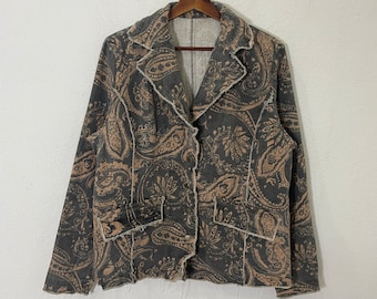 Vintage Mr Reiko Pleat Colourful Jacket - Etsy Israel
