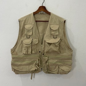 Vintage Unbranded  Vest Vintage Unbranded Tactical Multipocket Vest Vintage Japanese Designer Tactical Multipocket Vest Size L