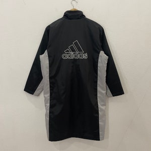 ヴィンテージ アディダス ジッパーアップ ジャケット ヴィンテージ アディダス ジャケット ヴィンテージ アディダス ビッグロゴ ロングジャケット サイズ L