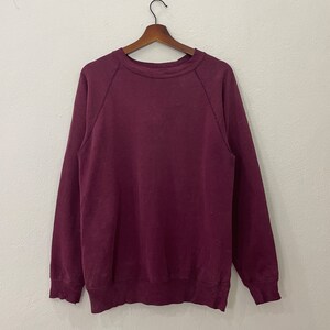 Vintage 90s Hanes Sweatshirt Vintage 90s Hanes Pullover Sweatshirt Vintage 90s Hanes Crewneck Plain Sweatshirt Size M
