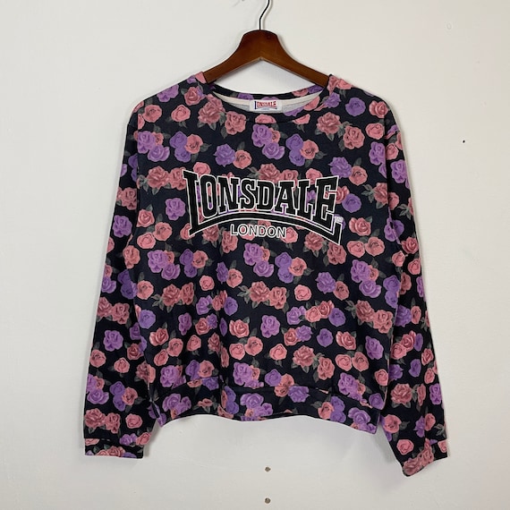 Buy Vintage Lonsdale Crewneck Tee Vintage Lonsdale Fullprint