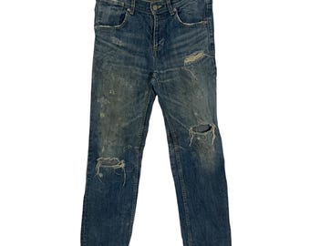 Vintage Luca Japan Distressed Denim Vintage Luca Japan Distressed Denim Jeans W30