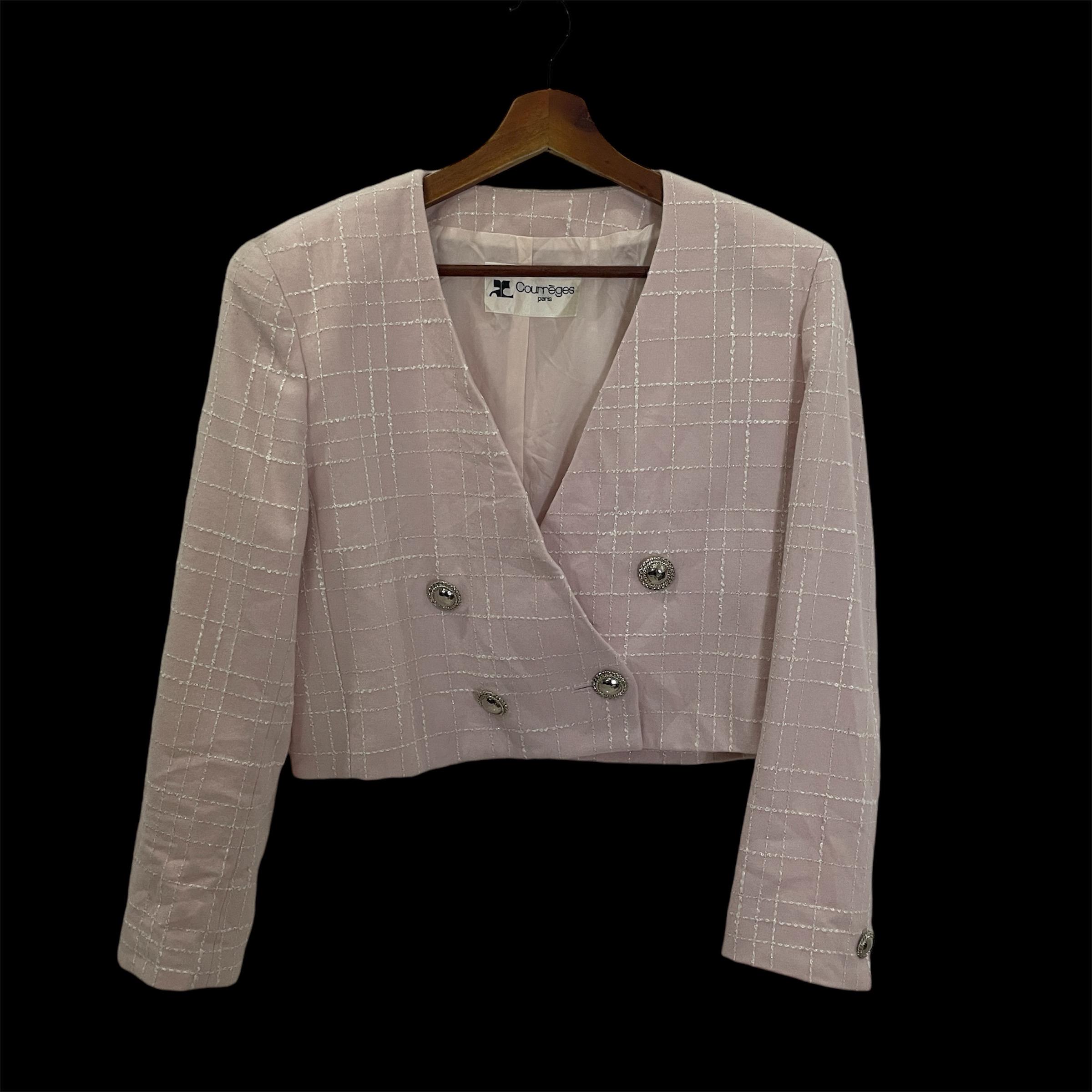 Veste vintage Courrèges Paris Veste vintage Courrèges Paris en tweed Taille L