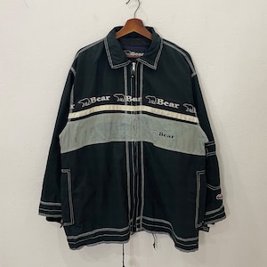 Vintage Bear Jacket Vintage Bear Embroidered Big Logo Jacket Vintage Bear Zipper Ups Jacket Size XL