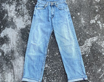 Vintage Edwin Denim Vintage Edwin Distressed Denim Vintage Edwin Selvedge Denim Vintage Edwin Redline Denim Jeans W28