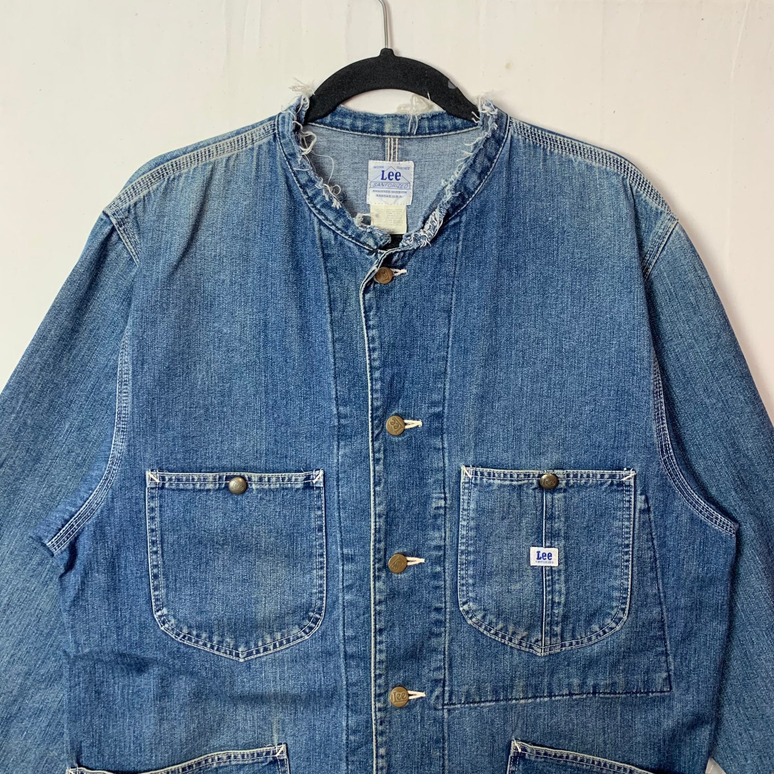 Vintage Lee Jacket Vintage 40s Lee Multipocket Denim Jacket Etsy