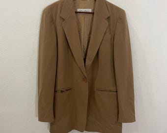 Vintage Max Mara Jacket Vintage Max Mara Coat Jacket Vintage Max Mara Button Ups Coat Jacket Size L
