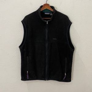 Vintage 90s Patagonia Jacket Vintage 90s Patagonia Sleeveless Jacket Vintage Patagonia Zipper Ups Jacket Size XL