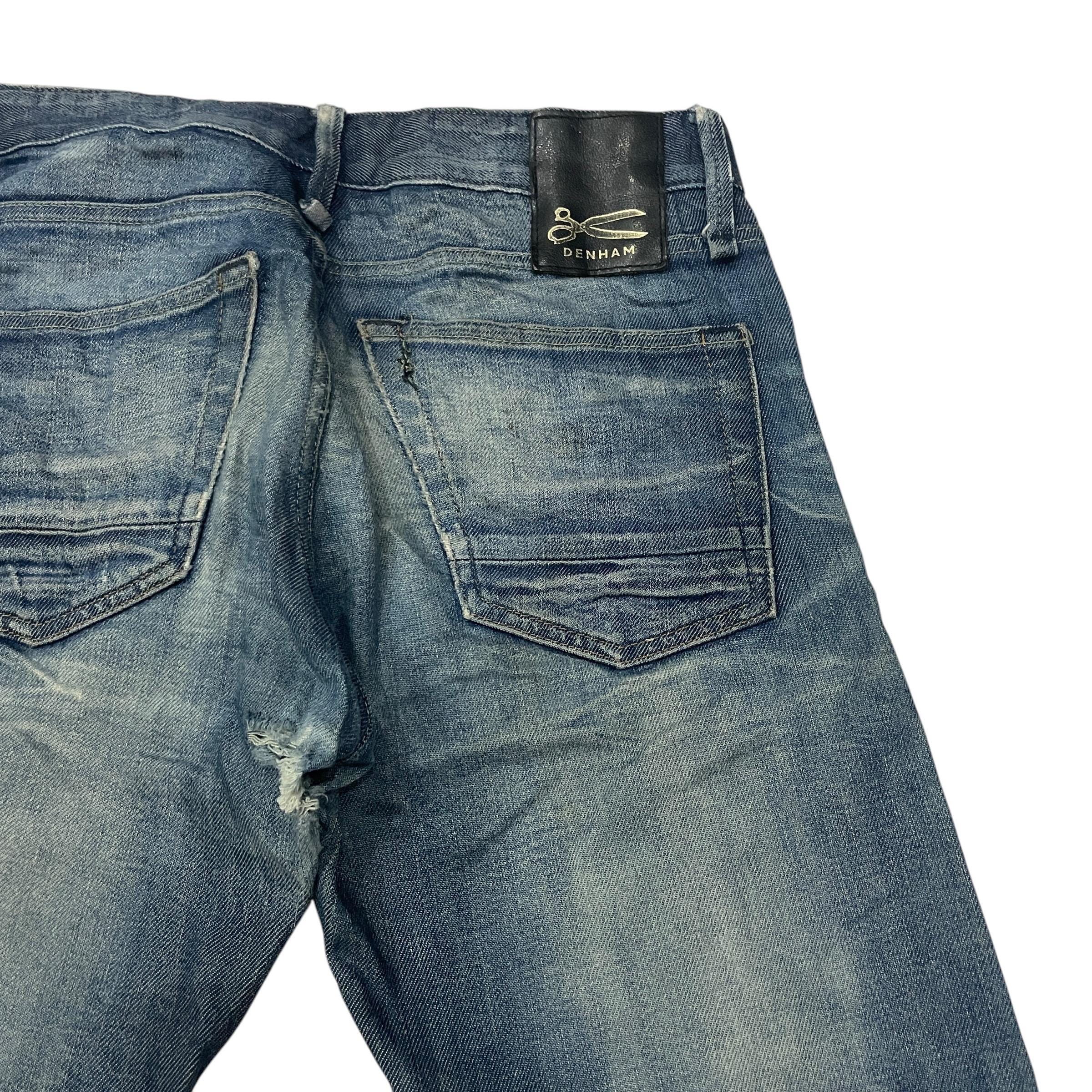 Vintage Denham Distressed Selvedge Denim Vintage Denham Distressed 