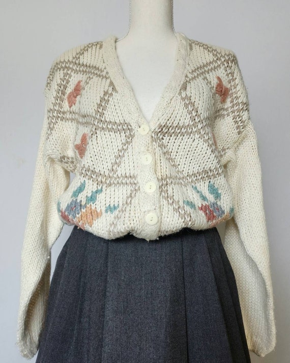 Vintage 1990's Slouchy Handknit Allison Brittney I