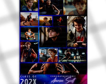 Modèle d'annonce publicitaire pour annuaires seniors de collage photo pleine page