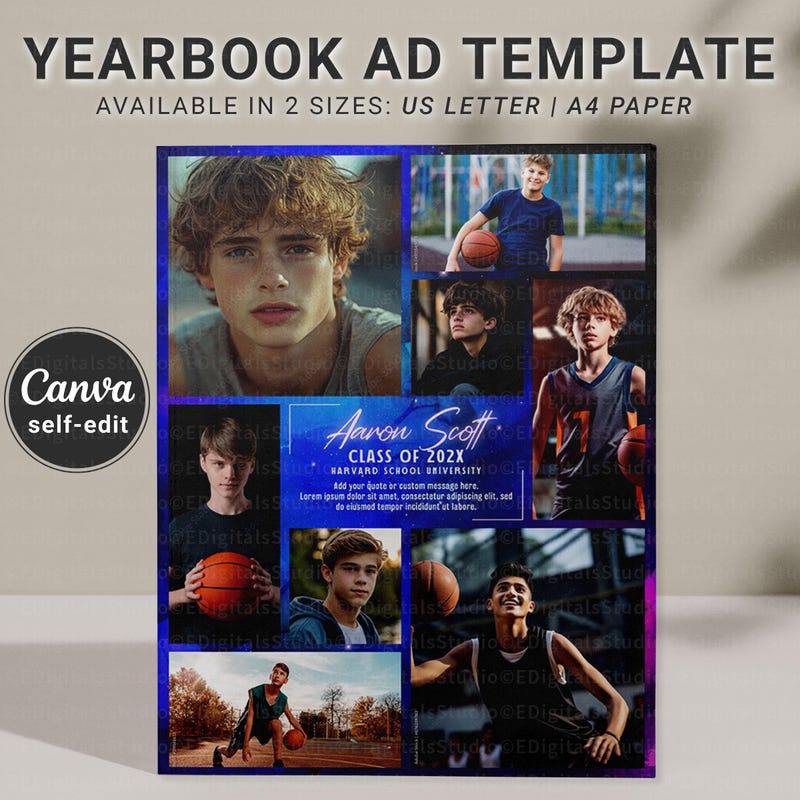Yearbook Ad for 8th Grade - Etsy