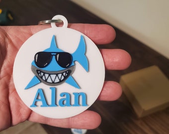 BACK TO SCHOOL backpack Name tag | Name Keychain | Personalized keychain | water bottle tag | Lunchbox Name Tag | Zipper pull