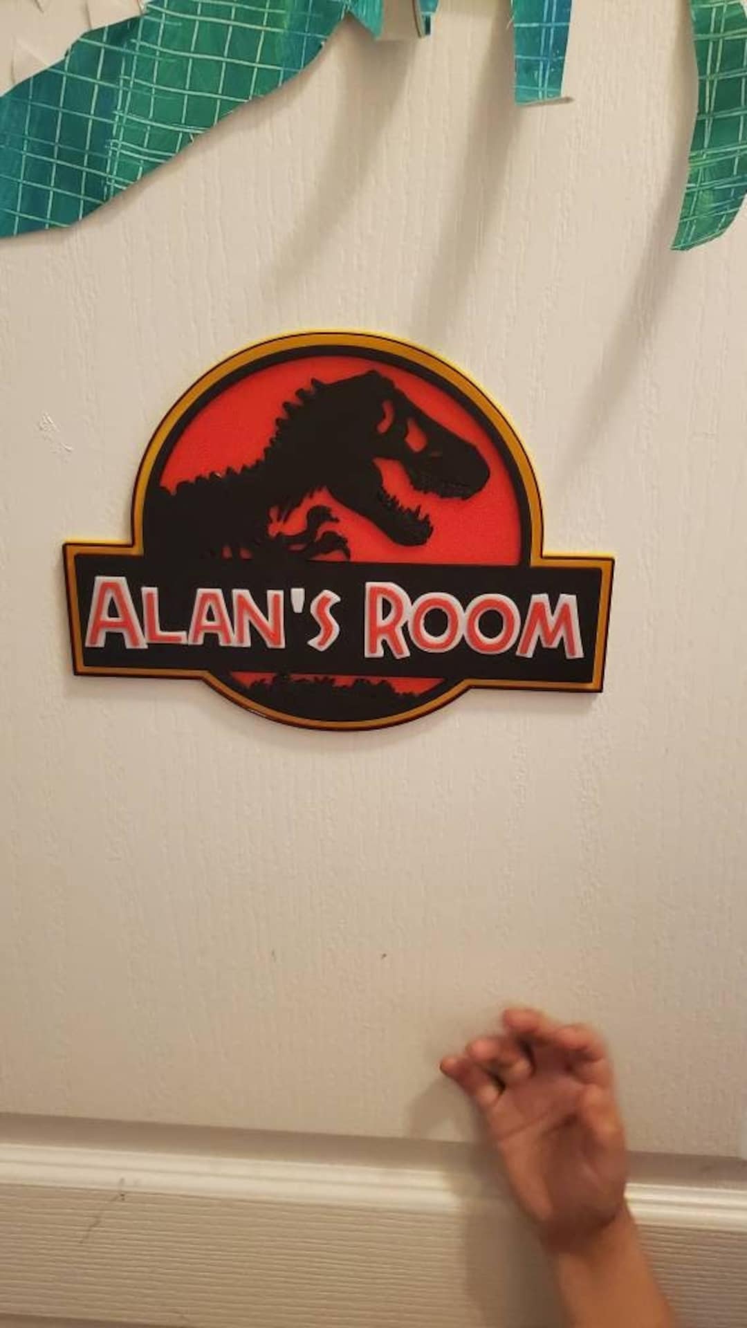 Jurassic Park / Jurassic World Door Wall Decor Sign Dinosaur ...
