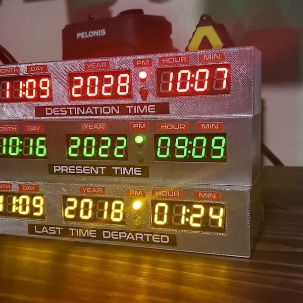 Back to the Future Desk Night Stand Clock
