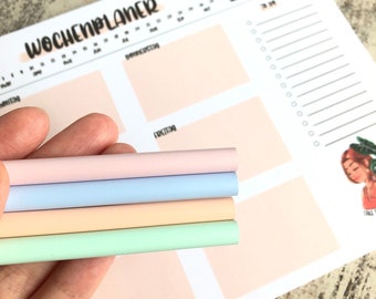 Bleistift Set in Pastellfarben, Mint, Rosa, Blau, Pfirsich, Geschenk zur Einschulung, für Uni, Arbeit, Schule, Notizstift zum Zeichnen,