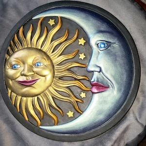 Sun Moon and Stars Wall Hanging