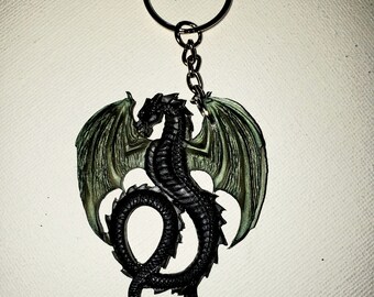 Dragon Keychain - Etsy