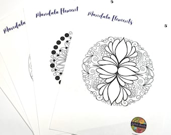 DL5 | L'élément mandala de JaDeL transfère 18 motifs