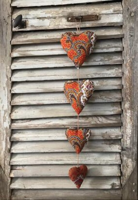 Guirlande 4 Coeurs à Suspendre