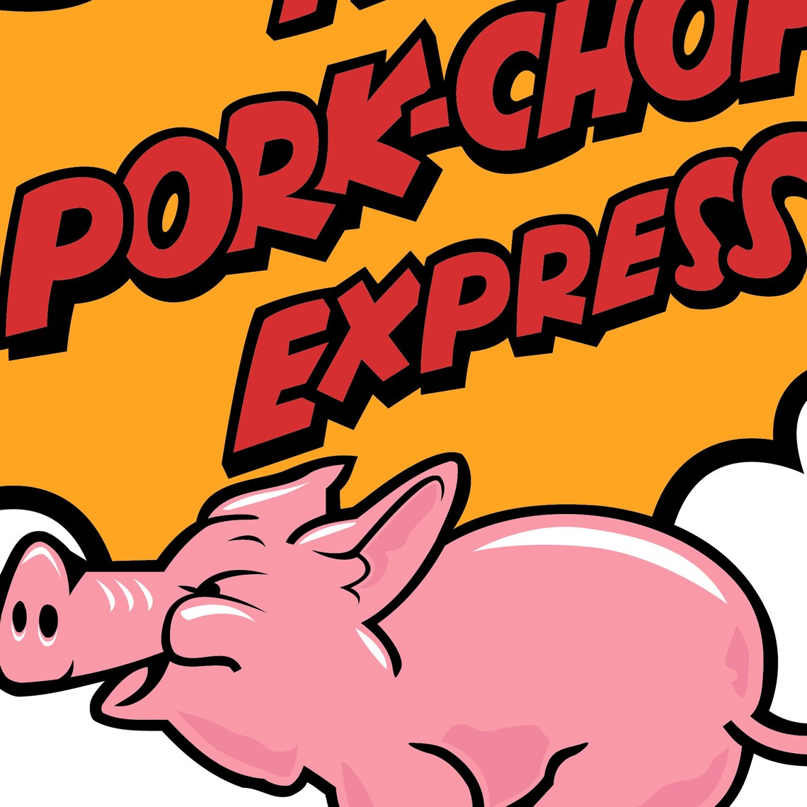 The Pork Chop Express Gran problema en el estampado Etsy