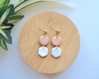 Dangle Earrings | Polymer Clay Earrings | Simple Earrings | Handmade Earrings