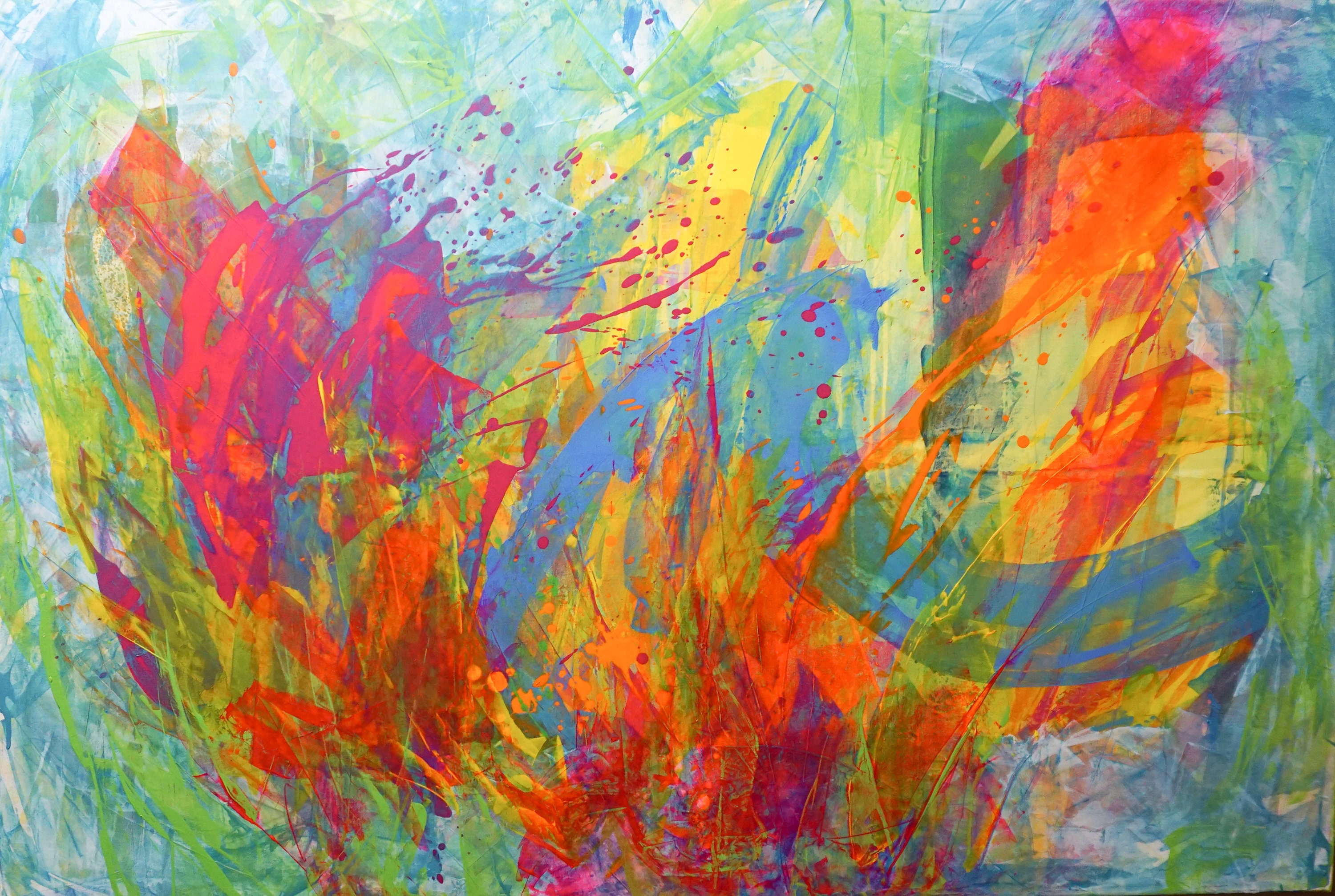 Abstract Picture/abstract Art/unique/canvas Picture/modern Etsy UK