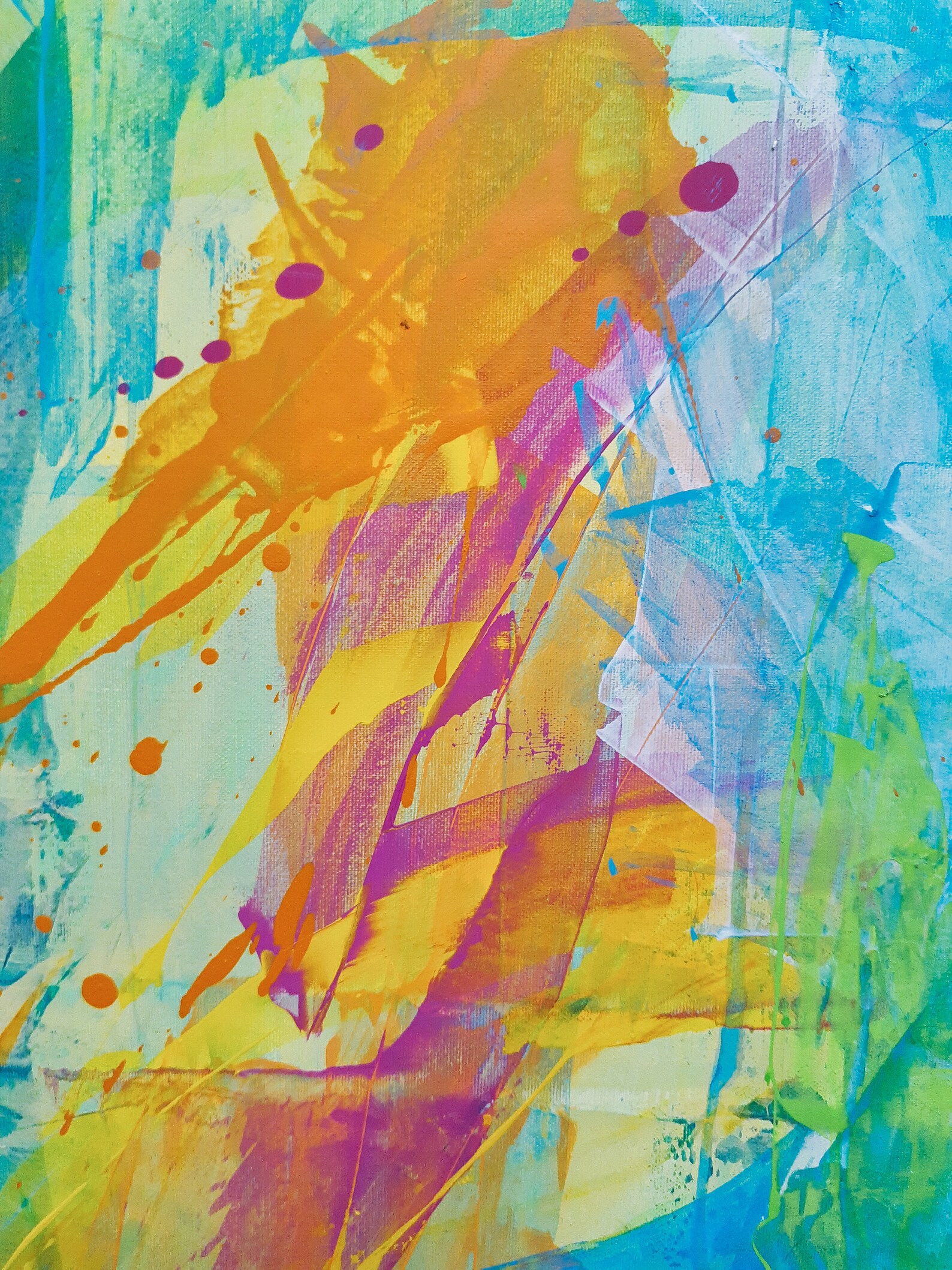 Abstract Image/ Abstract Art/ Unique/ Canvas Picture/ Modern Etsy