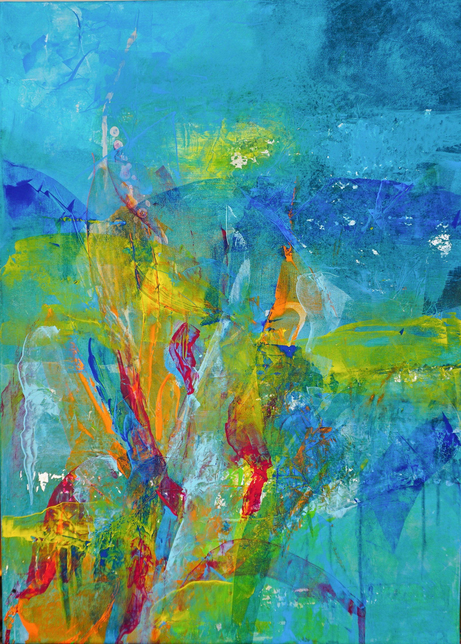 Abstract Picture/abstract Art/unique/canvas Picture/modern Art/acrylic