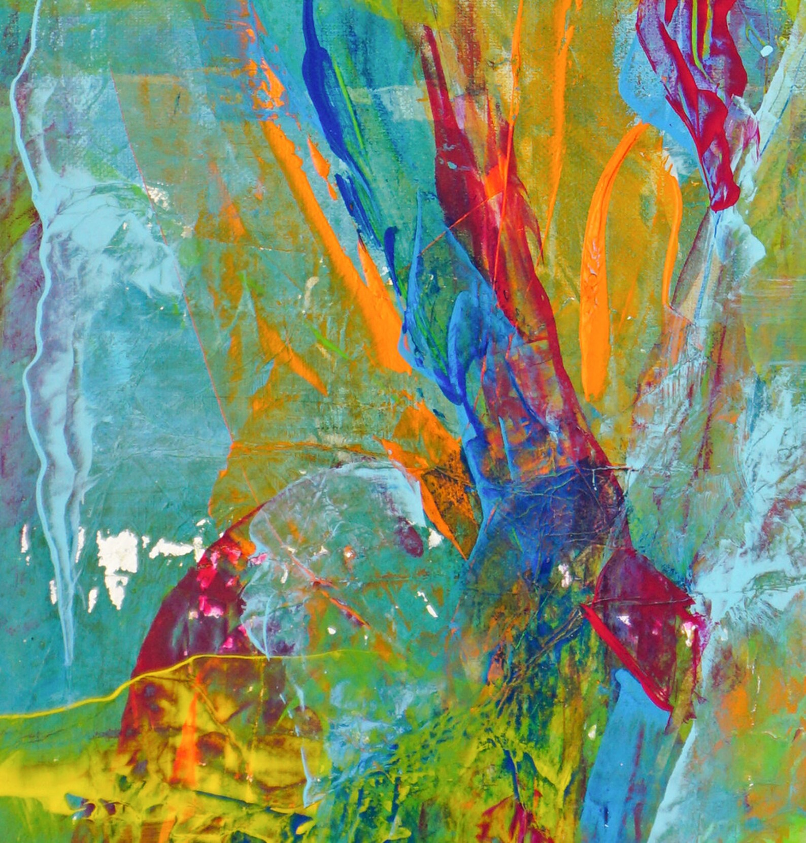 Abstract Picture/abstract Art/unique/canvas Picture/modern Etsy