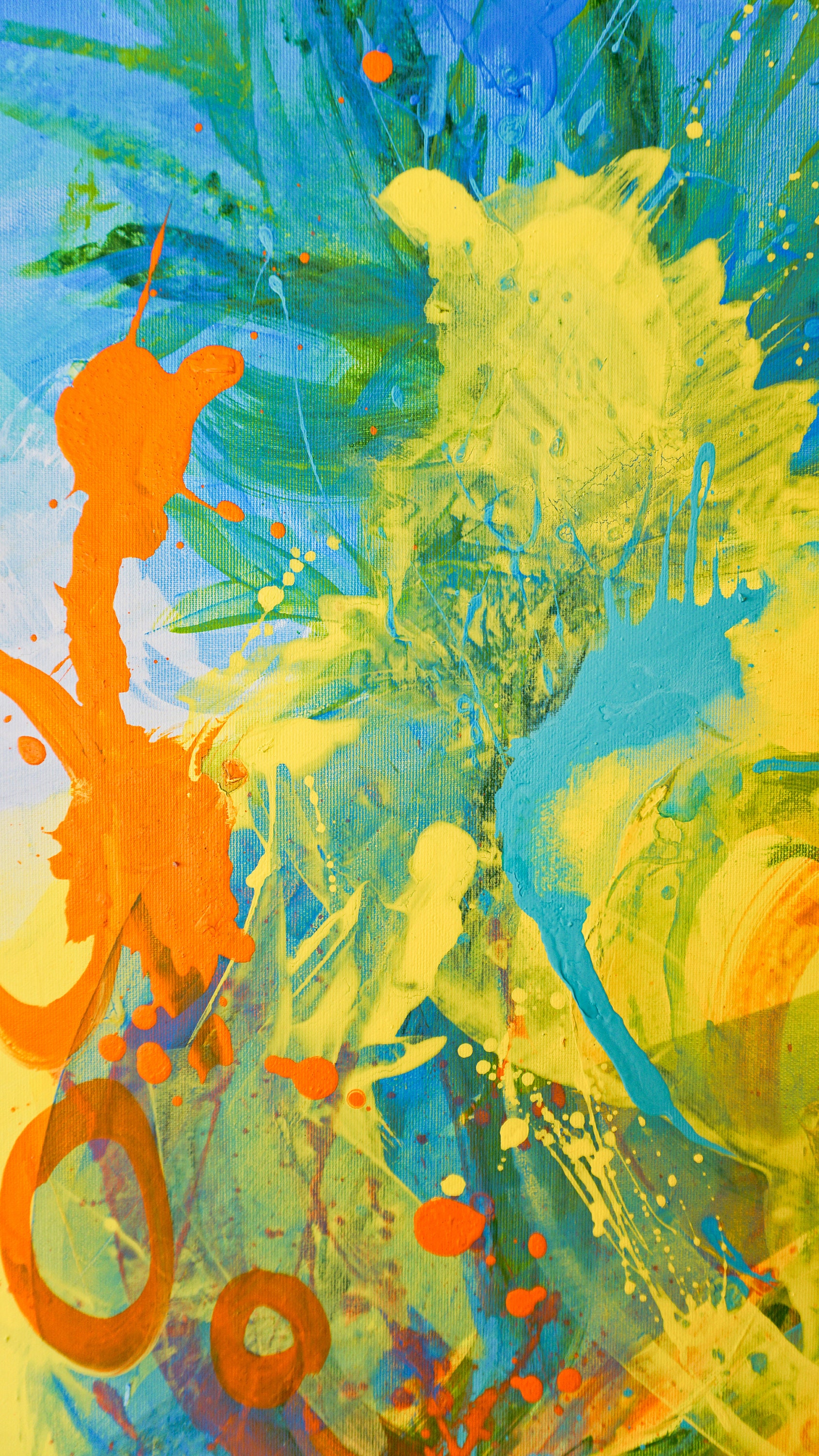 Abstract Image/ Abstract Art/ Unique/ Canvas Picture/ Modern Etsy UK