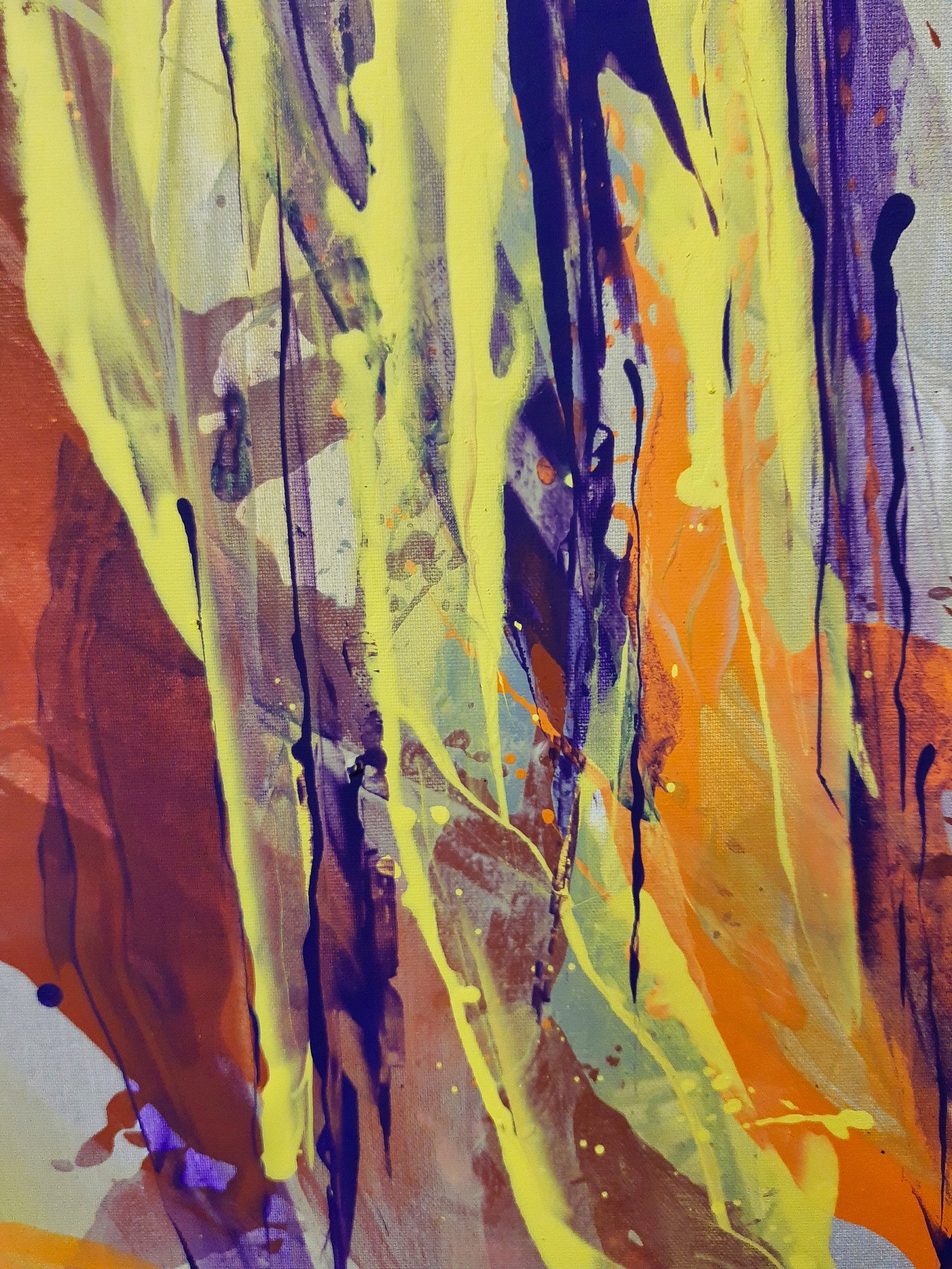 Abstract Picture/abstract Art/unique/canvas Picture/modern Etsy UK