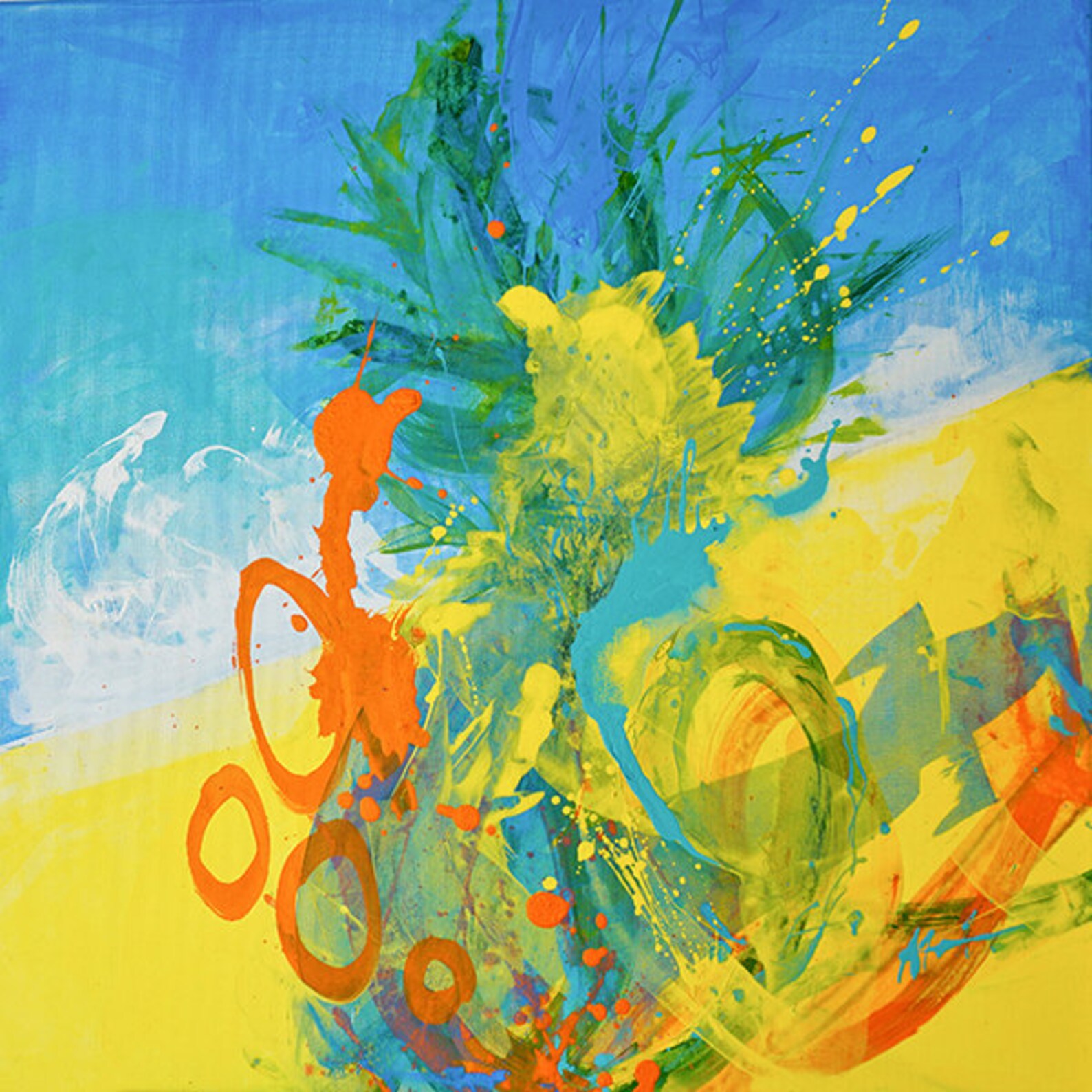 Abstract Image/ Abstract Art/ Unique/ Canvas Picture/ Modern Etsy UK