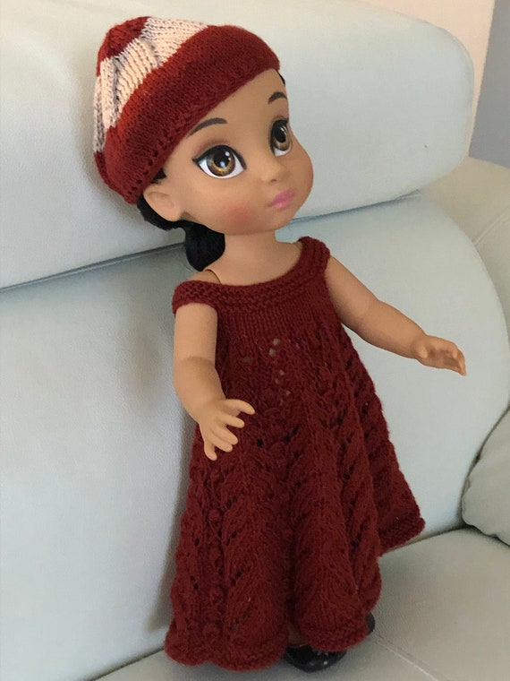 Disney Animator Doll Hand Knitted Dress 