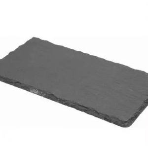 Pet Tortoise Natural Slate Plaque Feeding Plate Food Feeder Claw Nails Scratch Heat Sun Rock Basking Reptiles Stone Mat 7 x 4" Pets