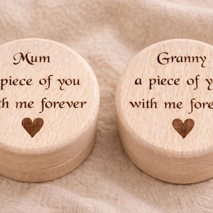 Personalised Engraved Small Wooden Memorial Ashes Urn Keepsake Gift Box Cremation Human Ashes Wood Box Mum Dad Nan Nanny Grandad
