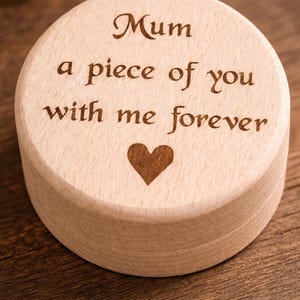 Personalised Engraved Small Wooden Memorial Ashes Urn Casket Keepsake Cremation Human Ashes Memory Customised Trinket Wood Box