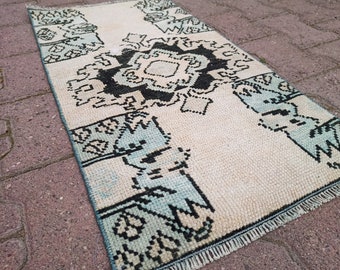 Mysterieus tapijt, Turks tapijt, handgemaakte kalkoenmat, Anatolische mat, kunsttapijt, 2x3 groen tapijt
