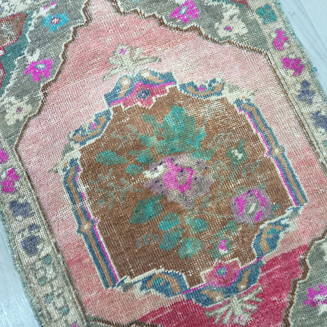 Short Rug 2x3 Small Rug , Pink Short Rug , Bath Room Mat , Door Mat Rug , Gift ...