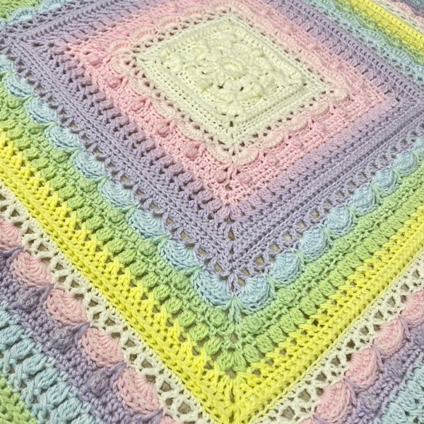 Rainbow Baby Blanket Etsy