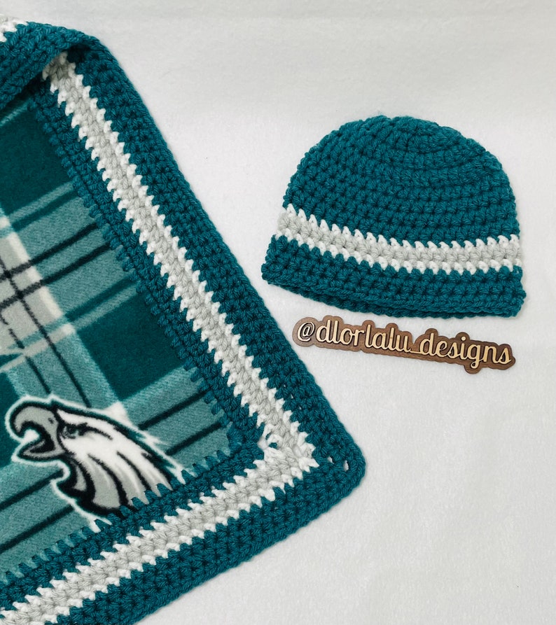Philadelphia Eagles Baby Blanket Football Baby Shower Gift Etsy