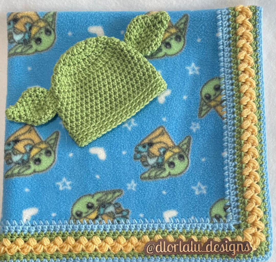 Baby Yoda Baby Blanket, Star Wars Baby, the Child, Grogu, Mandalorian ...