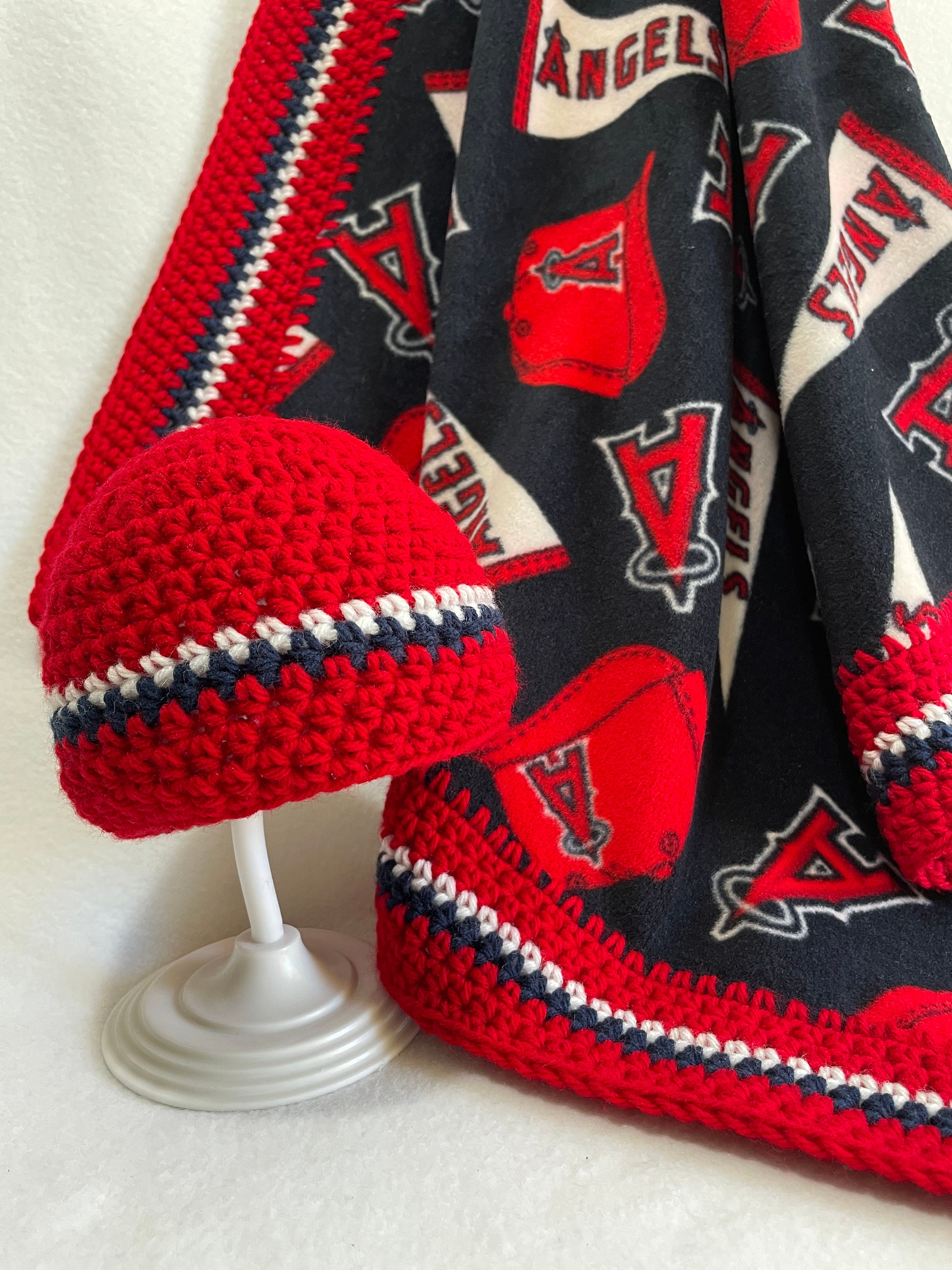 Los Angeles Angels Baby Blanket Baseball LA Angel Blanket Etsy