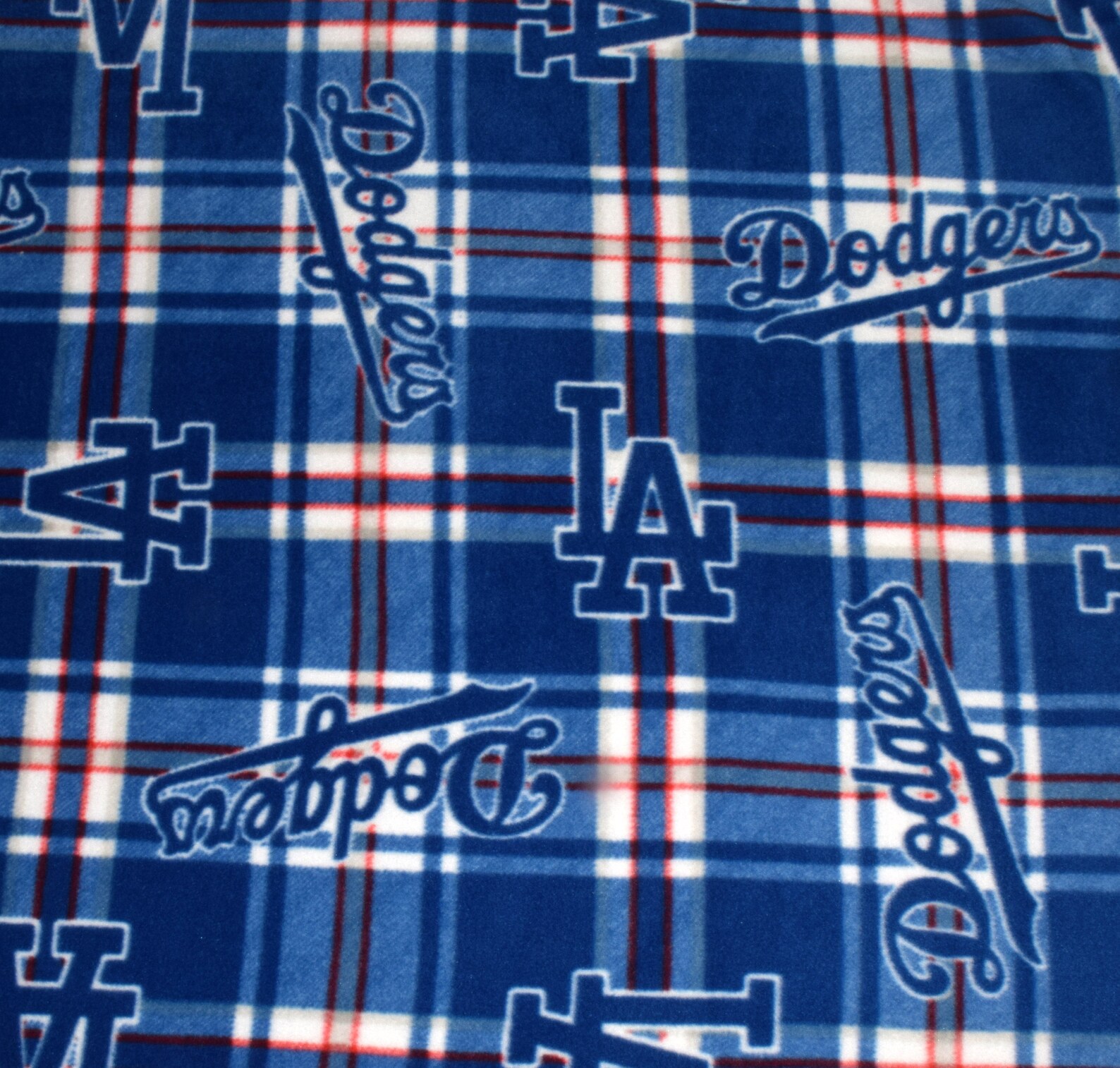 LA Dodger Baby Blanket, Los Angeles Dodgers Blanket and Beanie Gift Set