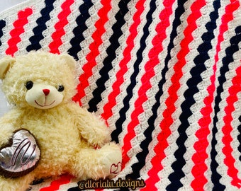 crochet baby blanket, modern baby blanket, gender neutral baby blanket, baby shower gift. Handmade baby Afghan, new baby gift