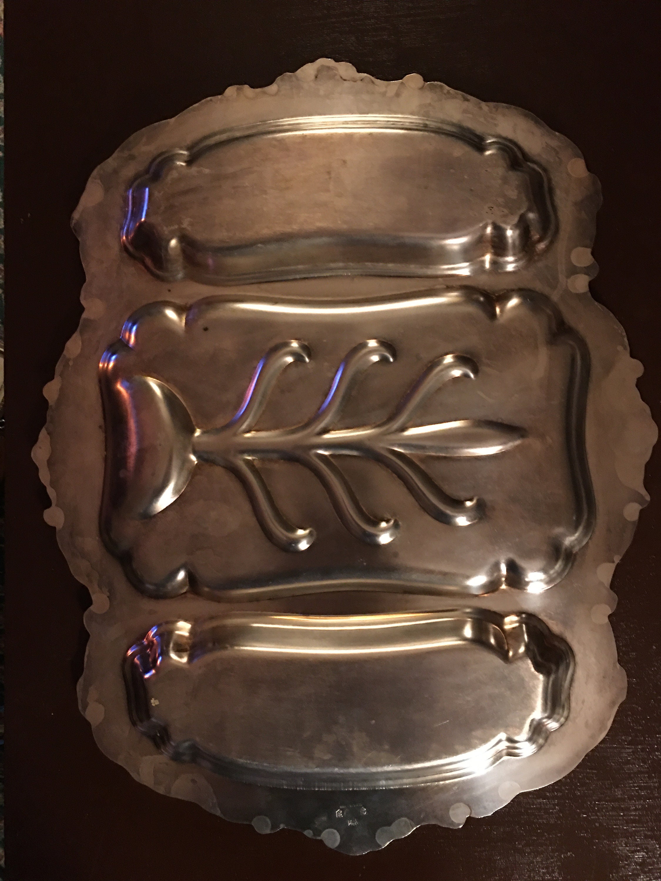 Vintage Sheridan Silver on Copper Meat Tray Etsy