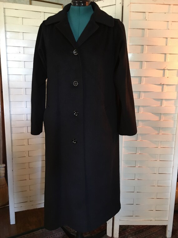 1950's Vintage Woman's Cashmere Overcoat